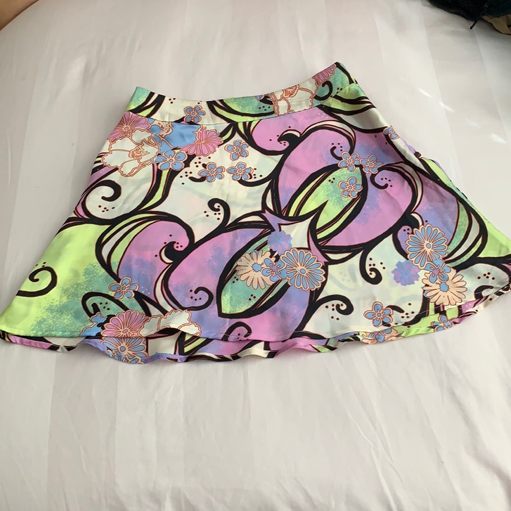 Free people satin skirt NWT